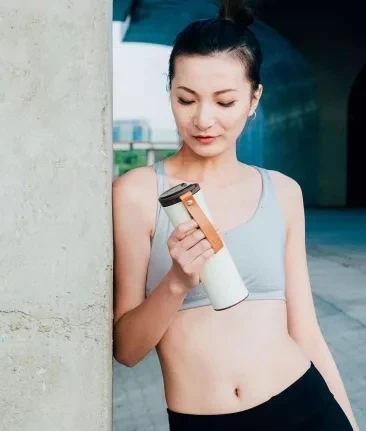 Original xiaomi Light Smart accompanying simple white cup double curved cup body OLED display top l