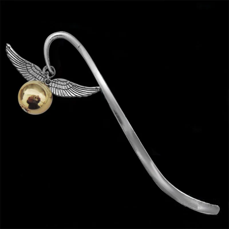 

1 Pc Retro Alloy Metal Wing Bookmark Gold Best Gift for Reader Snitch Harry Book Mark Harry Potter Bookmark
