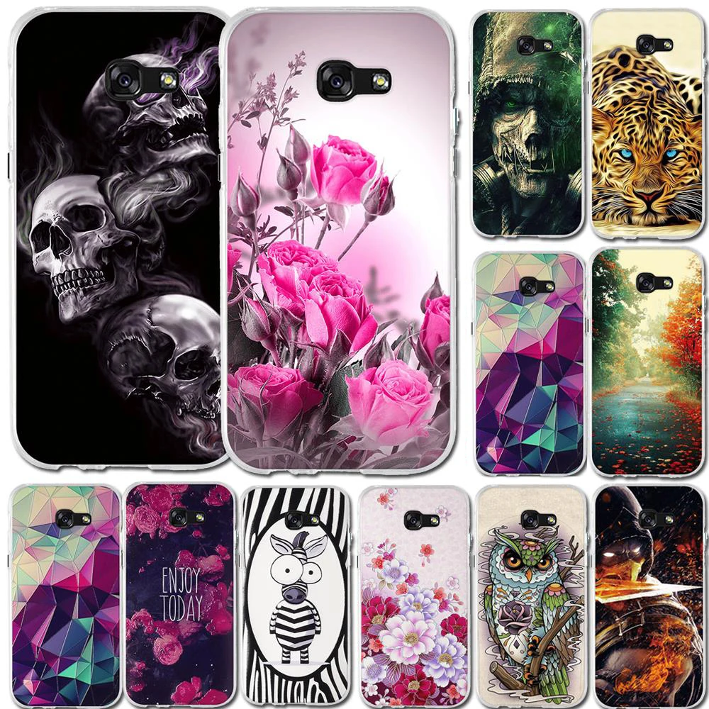 

Case For Samsung Galaxy A5 A3 A7 2017 Case Silicone 3D Soft Case For Samsung Galaxy A5 2017 Cover Coque For Samsung A3 2017 Case