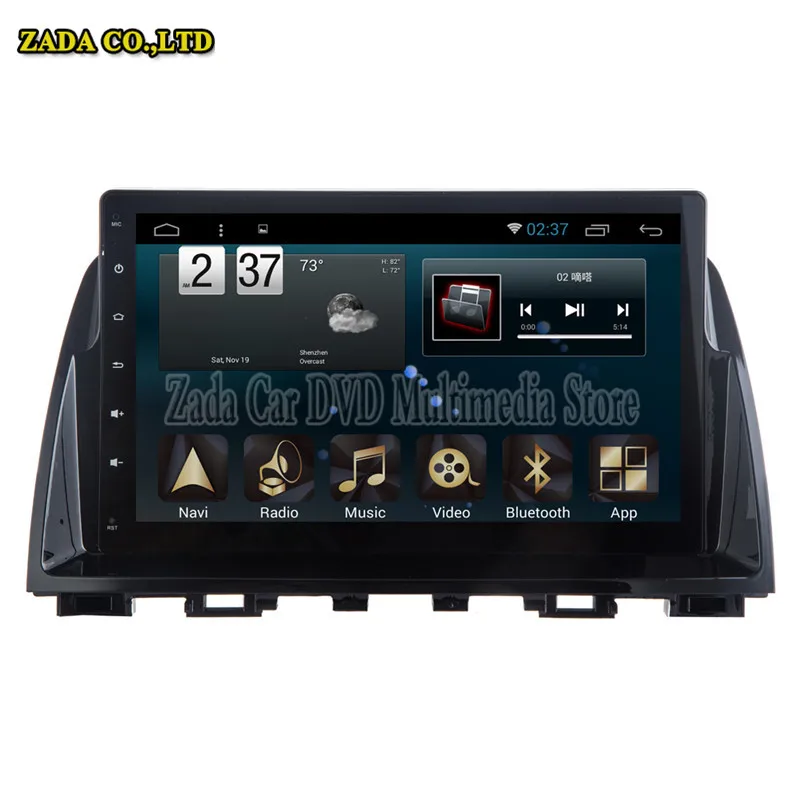 NaviTopia 10 1 inch ГБ/2 ГБ 4 ядра/Octa core Android 7 автомобилей Радио gps для Mazda 6 ATENZA 2014 2015 2016 с