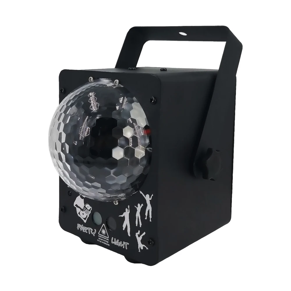 Мини RGB огни для дискотеки 60 узоров мяч DJ Laserlight СВЕТОДИОДНЫЙ Красочный сценический эффект лампы для дома вечерние свадебные украшения