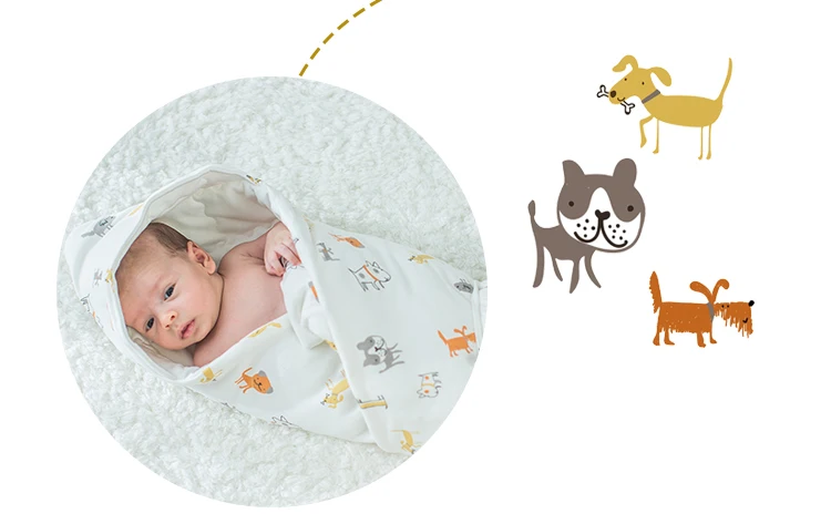 Детское одеяло супер мягкий хлопок пеленка зимний теплый Конверт для новорожденных детские пеленки кокон спальный мешок в коляске