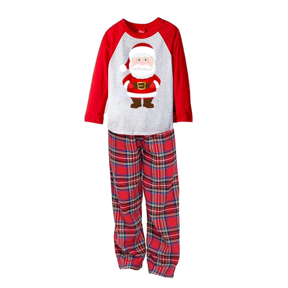 Рождественский Семейные комплекты Рождественская Пижама комплект Для мужчин Для женщин пижамы для маленьких детей Ночное Рождественский подарок