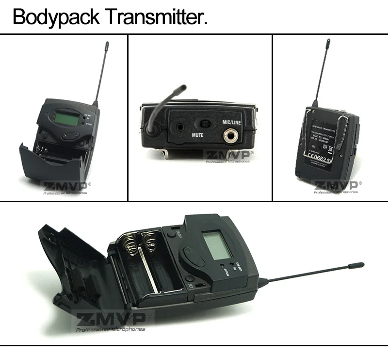 ZMVP Профессиональный 322 G3 UHF Беспроводной микрофон караоке речи беспроводные Системы с поясной передатчик гарнитура Mirophone Mic