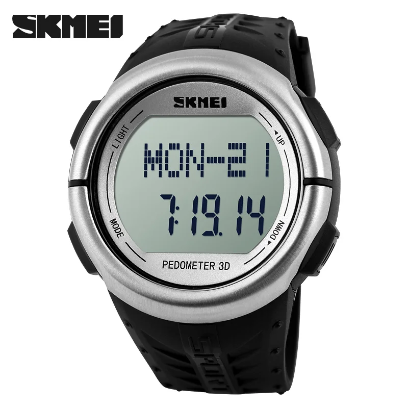 Skmei أعلى ماركة فاخرة ساعات رجالية جولة الطلب الرقمية رجال الرياضة ووتش رصد معدل القلب للماء الذكية
