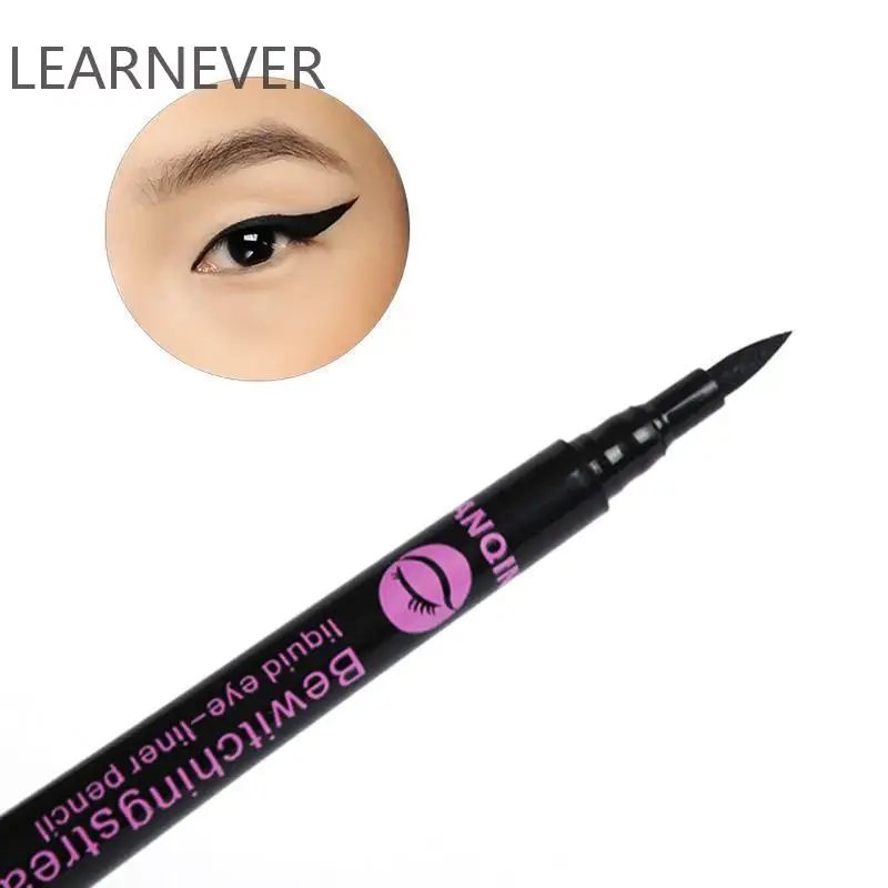 LEARNEVER 1 шт. Водонепроницаемый черный карандаш для глаз Новые Liquid Eye Liner Pencil Ручка Make Up черный карандаш для глаз косметический карандаш ручка M01171 - изображение