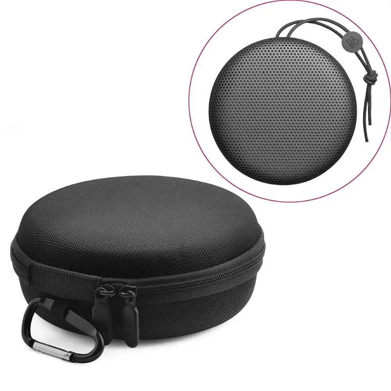 

Black Nylon Storage Bag Carrying Box Case for Google Home Mini for B&O BeoPlay A1 Bluetooth Speaker Protector Portable Pouch qia