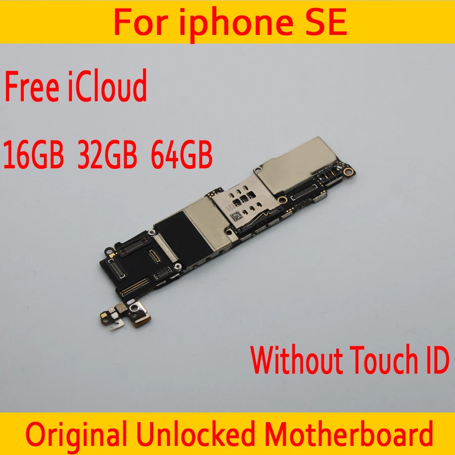 

Factory unlocked for iphone 5SE/SE Motherboard with/Without Touch ID,For iphone 5SE SE Logic board with Full Chips