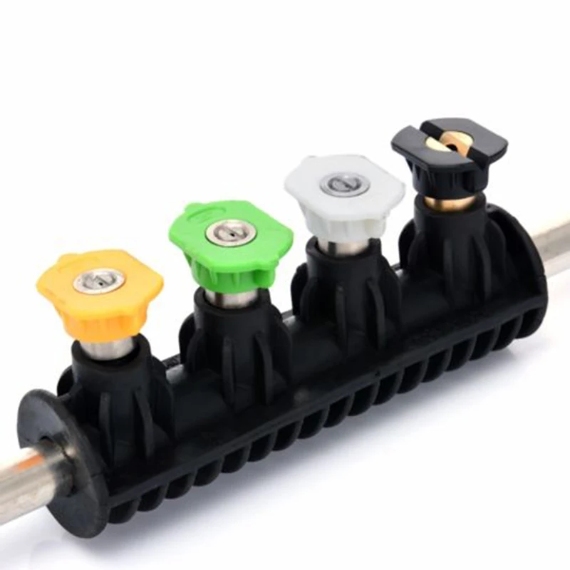 High Pressure Washer Spray Nozzle Tips Car Wash Metal Jet Lance Nozzle with 5 Quick Nozzle Tips For Karcher K1 K2 K3 K4 K5 K6 K7 High Pressure Washer Spray Nozzle Tips Car Wash Metal Jet Lance Nozzle with 5 Quick Nozzle Tips For Karcher K1 K2 K3 K4 K5 K6 K7