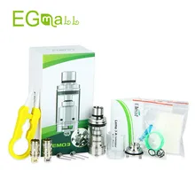 Cigarrillo electrónico Lemo3 Eleaf Lemo RTA Atomizador con Bobina de construcción Propia 4 ml 3 Tanque Botton control de aire 100% Original