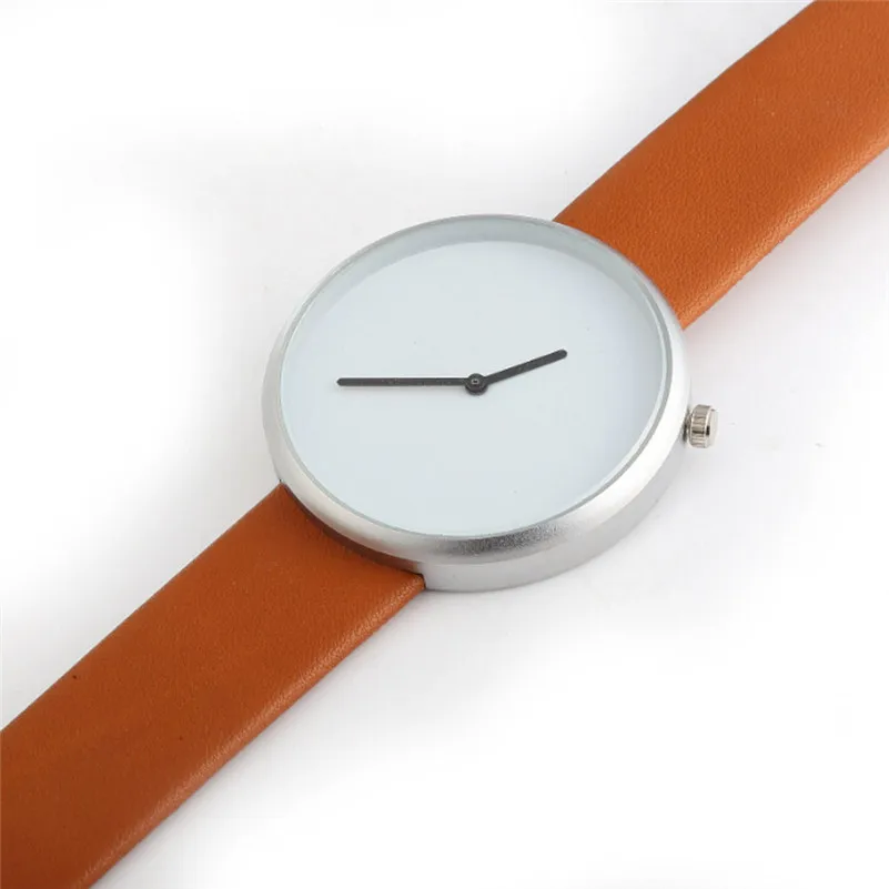 New Listing Men's watches are fashionable Bright Color Belt Clock Leather band Men's Quartz Business Watch Relojes Masculino M22 (3)
