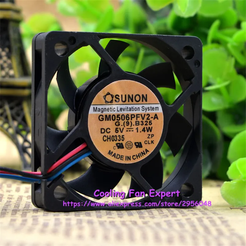 GM0506PFV2 A USB подвесной вентилятор охлаждения Maglev DC 5V 1 4 W 6010 6cm 60*60*10mm 3 провода|wire wire|wire