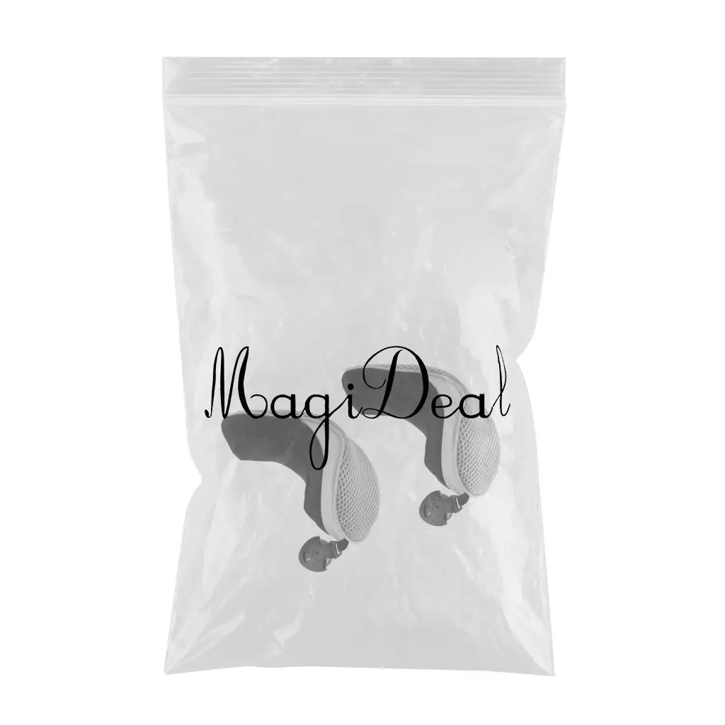 2pcs Premium Polyester Golf Hybrid UT Club Rescue Head Cover Headcover With Number Tag 2, 3, 4, 5, 7, X -Gray Covers Protectors