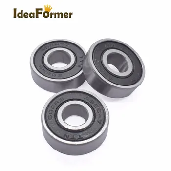 

608-2RS 608 2RS 608RS Bearing 8*22*7 mm Ball Bearings Skateboard 608 Black Double Rubber Sealing Cover