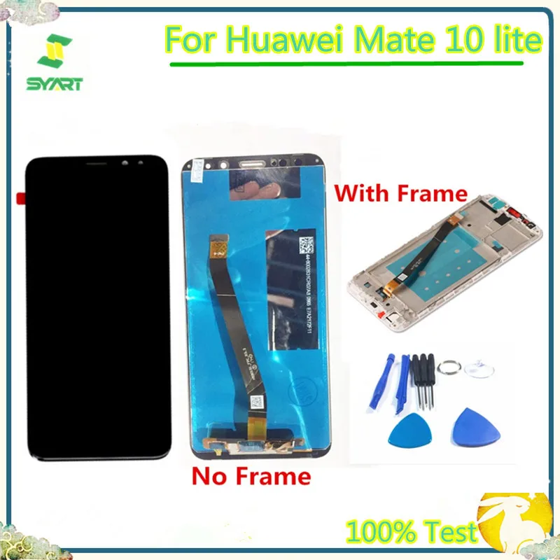 

5.9 inch Mate10 Lite LCD Display Touch Screen Digitizer Assembly Frame Free Tools For Huawei Mate 10 Lite Nova 2i Honor 9i