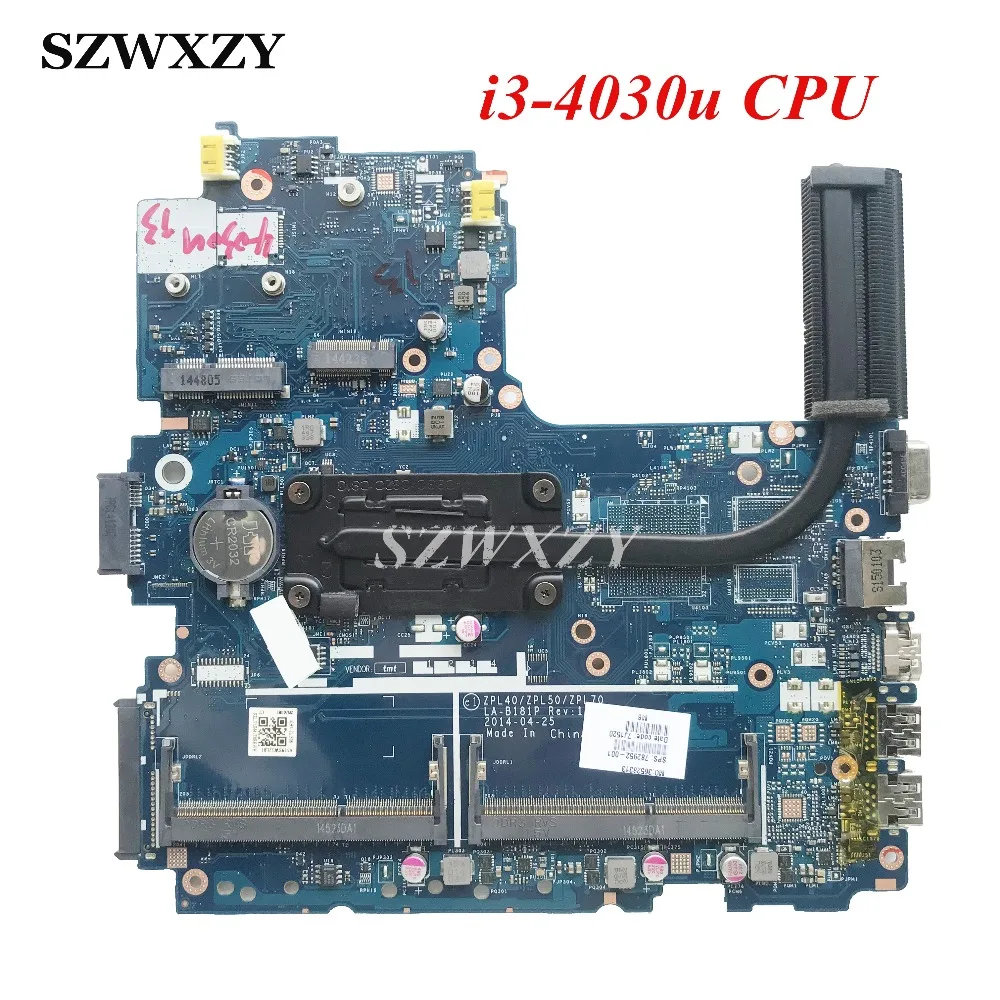 782952-001 для HP 440 G2 450 материнская плата ноутбука ZPL40/ZPL50/ZPL70 LA-B181P с i3-4030U процессором