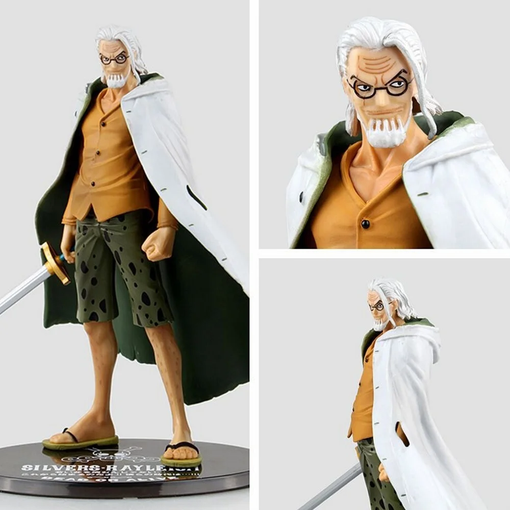 One Piece Action Figure Japanese Anime Figurine pvc Anime Silvers