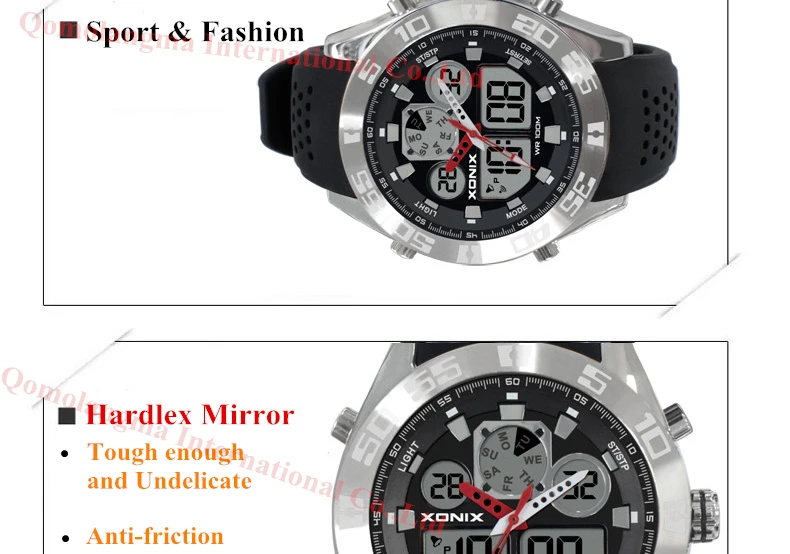 Топ мужские спортивные часы водонепроницаемые 100 м аналого-цифровые часы для бега плавания и дайвинга наручные часы Relojes Hombre Montre Homme MY