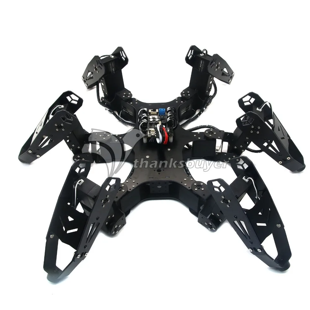 Собранный Robo-Soul CR-6 Hexapod Robtics шестиногий робот-паук с 20CH контроллером и цифровым сервоприводом