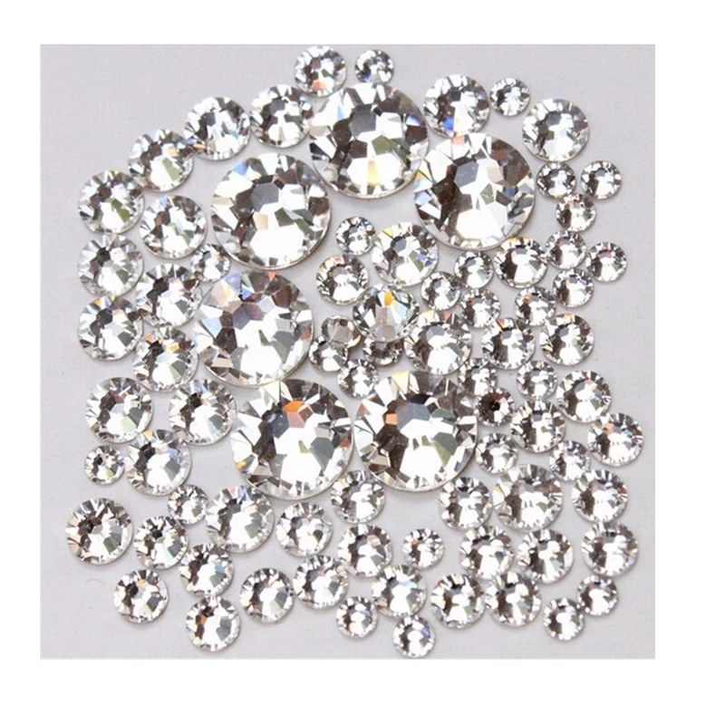1440 шт. блестящие стразы с плоской задней поверхностью ss20 DMC|trims for clothing|hot fixcrystal strass