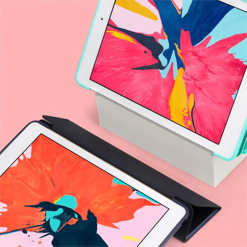 Чехол для iPad Mini 4 2 3 1 5 2019 ультратонкий легкий чехол с подставкой в три сложения из