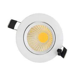 3 Вт 6 Вт 9 Вт cob downlight AC110V 220 В встраиваемые светодиодные лампы светодиодные местная для домашнего освещения привело закрытый потолочный