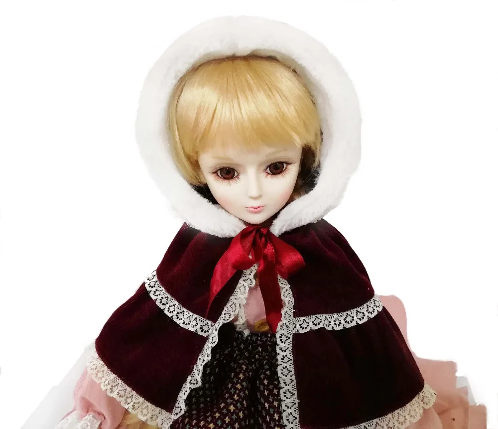 Кукла Cosette BJD винтажная розовая девочка с цветочной корзиной 22In.(60 см) с розовый подарок упаковка