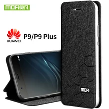 Huawei P9 чехол 5.2 силикон Роскошные кожи сальто Оригинальный MOFI Huawei P9 Plus 5.5 дюймов 360 противоударный кошелек Fundas