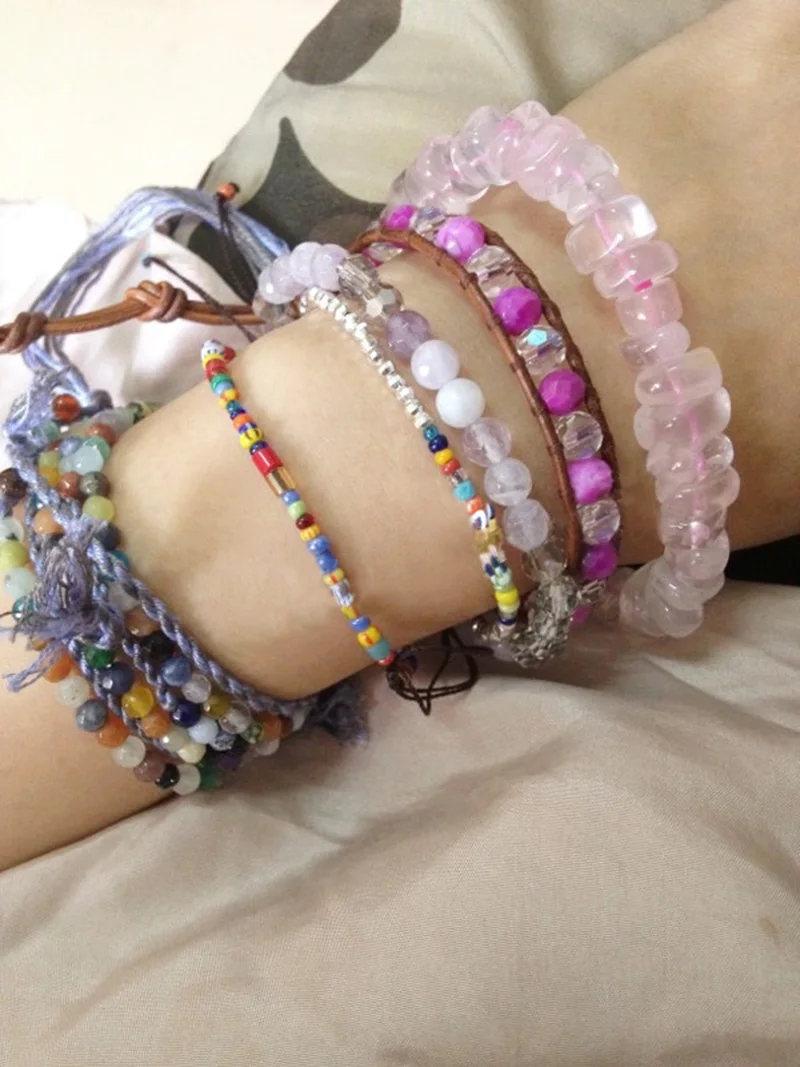 Reikinn-Lucky-Stone-Simple-Bracelet-3mm-Beads-Adjustable-Bracelet-Africa-Trade-Beewax-Beaded-Bohemia-Bracelets-Unisex (9)