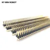 10 PCS 2.54mm 2 x 40 Pin gold plated Male Double Row Pin Header Strip Connector 80 Pin ► Photo 3/6