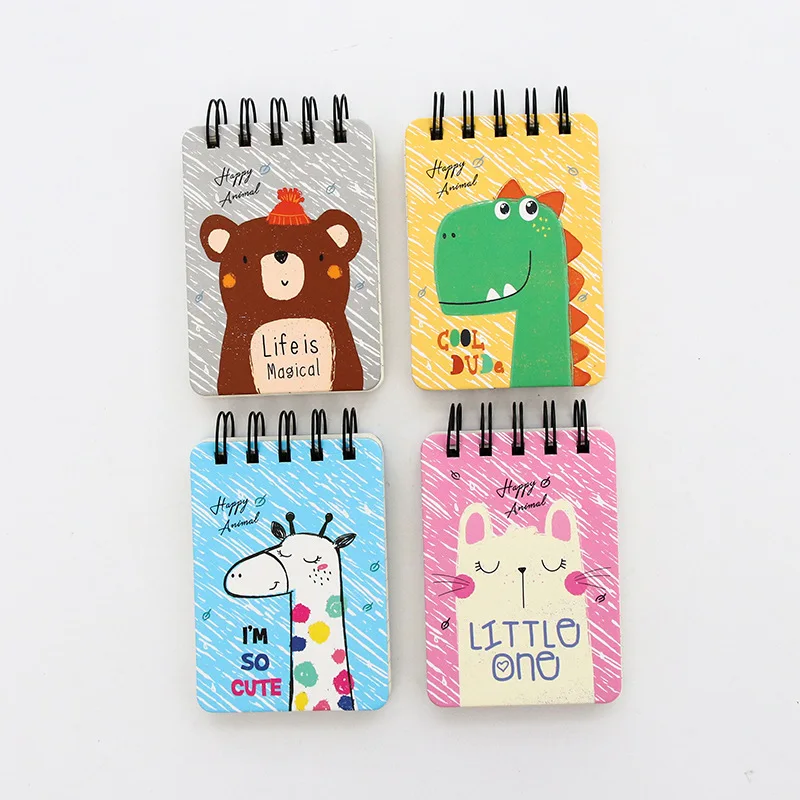 

2018 Cartoon Forest Animal Spiral Notepad Blank Journal Daily Memos Cheap Hard Copybook Meal Planning, Grocery,Meals Writing 1p