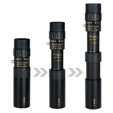 Зум бинокль 10-30x25 зум Монокуляр Карманный телескоп оптический охотничий оптический призменный телескоп без штатива