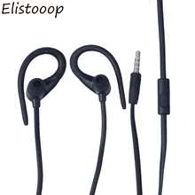 Elistoooop наушники с крючком проводные наушники с микрофоном для xiaomi смартфон