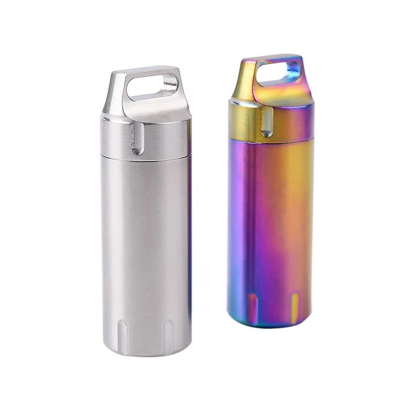 

Airtight Watertight Storage Container Dry Box Seal Bottle For Cigarette Case Pill Capsule Fob Emergency Medicine Match Battery