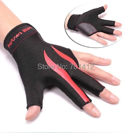 

cutting 3 finger billiard/pool/snooker gloves free shipping
