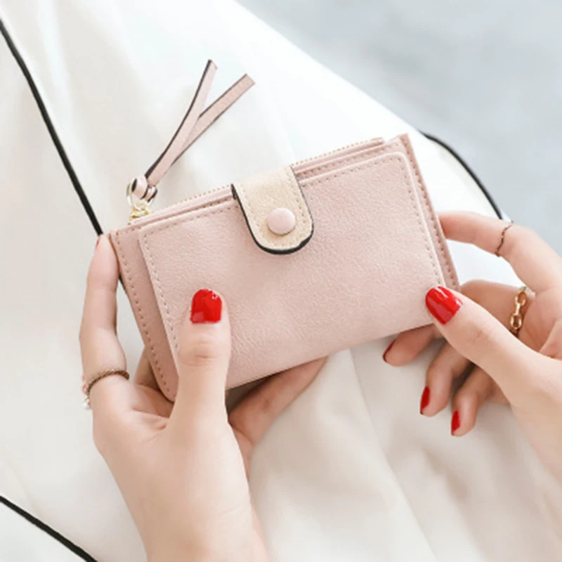 

Leather Keychain Men Women Key Holder Organizer Pouch Cow Split Car Key Bag Wallet Housekeeper Key Case Mini Card Bag