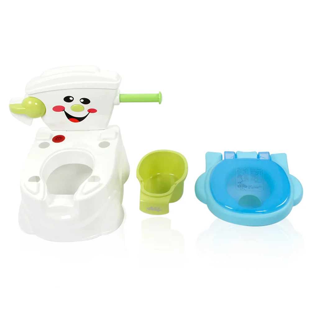 

Potty Detachable Training Simulation Non Slip Soft Kids Seat Baby Toilet Cute Safe Cartoon Smile Multifunctional Wear Resistant
