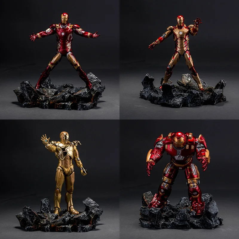

Estartek Resin The Avengers 6inch Ironman MK43 Hulkbuster Battle Sence + Base Set Collection Action Figure for Fan Holiday Gift