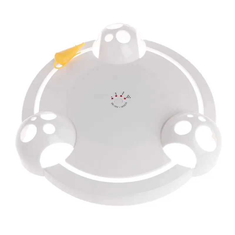 

New Arrival Cat Teaser Electric Plate Pet Toys Dog Kitten Puppy Artificial Mouse 360 Rotation Automatic Funny Interactive Play