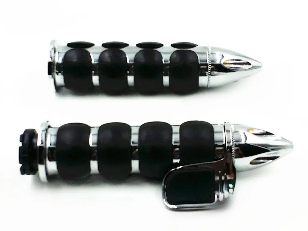 Хром " широкий пальмовый Отдых удобные рукоятки круизер Чоппер Боббер Touring