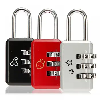 

1PCS Digit Dial Combination Code Number Lock Padlock For Luggage Zipper Bag Backpack Handbag Suitcase Drawer christmas gift
