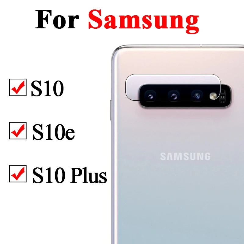 Защита объектива камеры для samsung galaxy s10 plus закаленное стекло e s10e s10plus стеклянная