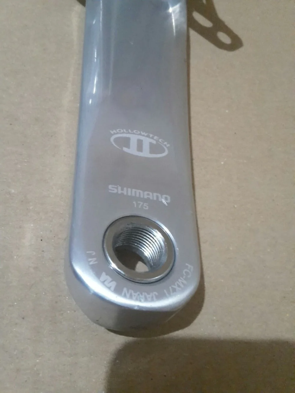Оригинальный ShimanoBike Chainwheel DXR FC MX71 без цепи 170 мм/175 мм Серебряный велосипед