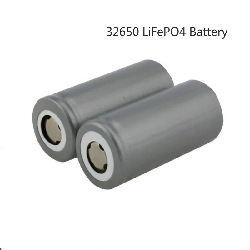 

2pcs 32650 3.2v 7000mAh Lifepo4 Rechargeable Battery Cell LiFePO4 5C Discharge Battery for Backup Power Flashlight