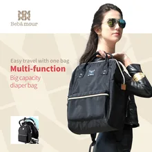Bebamour Baby Diaper Bag Waterproof and Dust proof Changing bag Large Capacity Nappy Bag for Outdoor