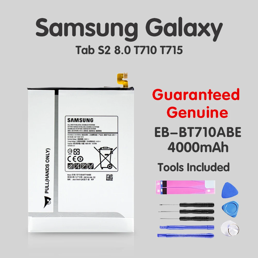 Original Tablet Battery EB BT710ABE For Samsung Galaxy Tab S2 8.0 T710