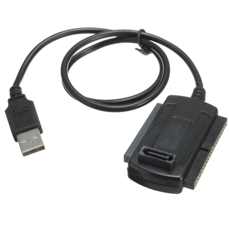 

New Arrival USB2.0 To IDE SATA Converter Cables Three used 2.5/3.5 Hard Drive HD HDD Adapter Connector UK Electronic Accessories