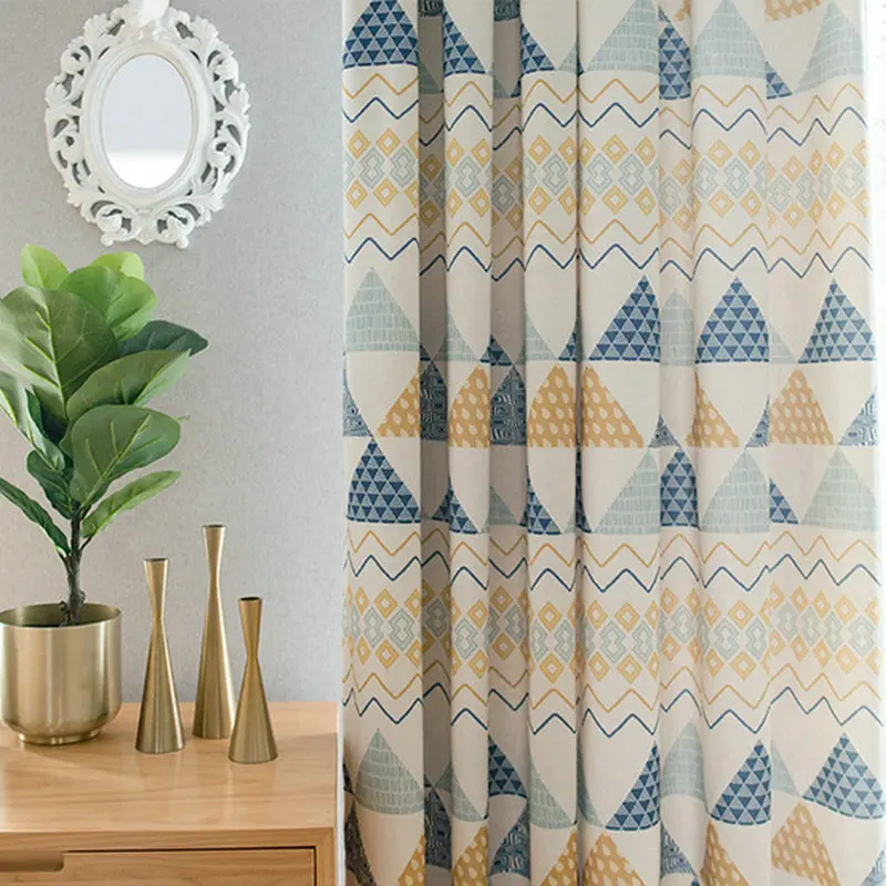 Современные шторы для гостиная Cortinas Para сала де ЭСТАР спальня геометрический высокое затенение дома