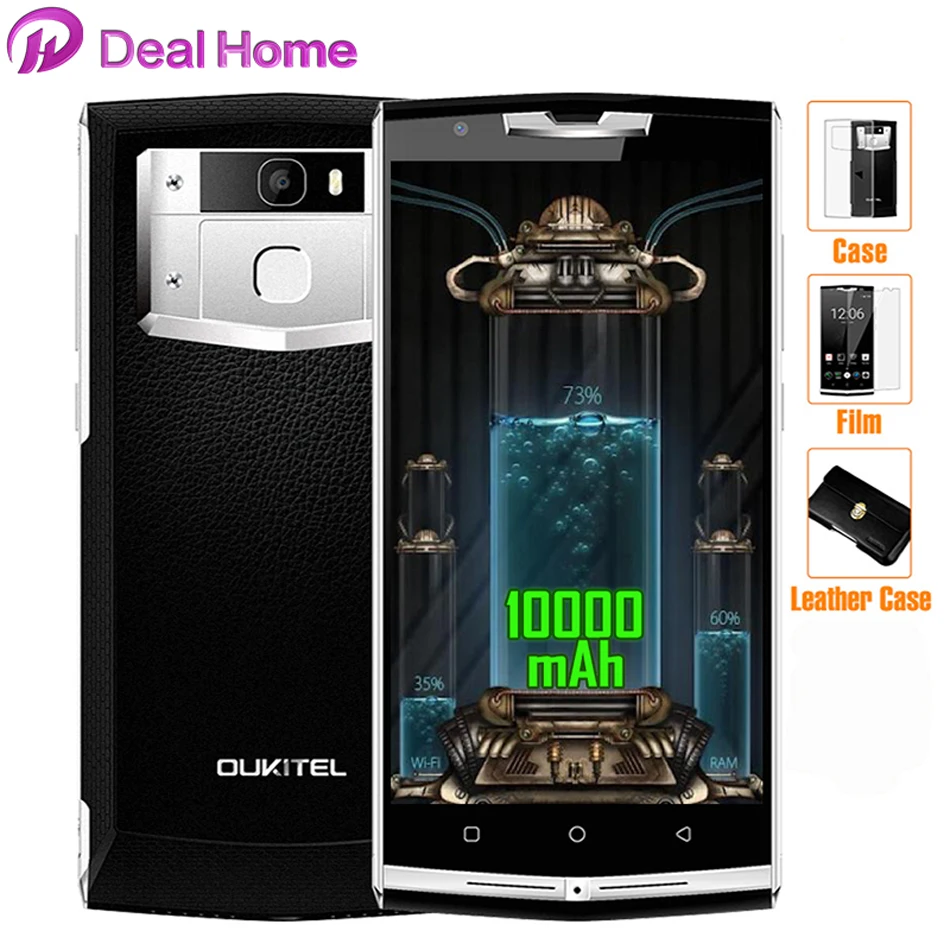 Original Oukitel K10000 Pro 4G Mobile phone Android 7.0