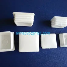 10 шт трейлер пластиковый конец квадратная крышка, пластиковый конец квадратная крышка, квадратные ребристые вставки-трейлер-трубы, части прицепа 30 мм x 30 мм